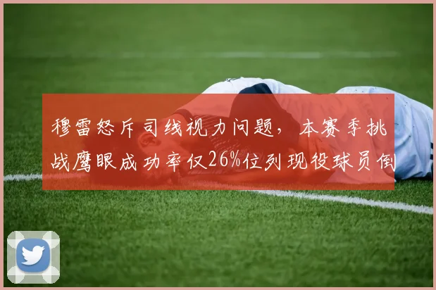 穆雷怒斥司线视力问题，本赛季挑战鹰眼成功率仅26%位列现役球员倒数第二