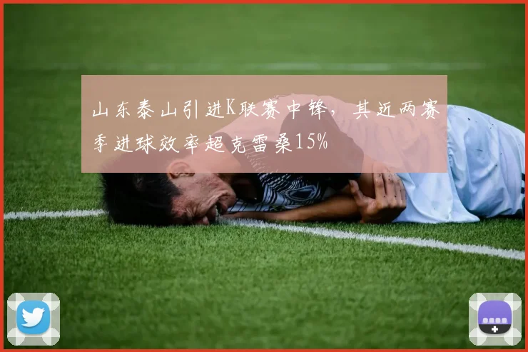 山东泰山引进K联赛中锋，其近两赛季进球效率超克雷桑15%